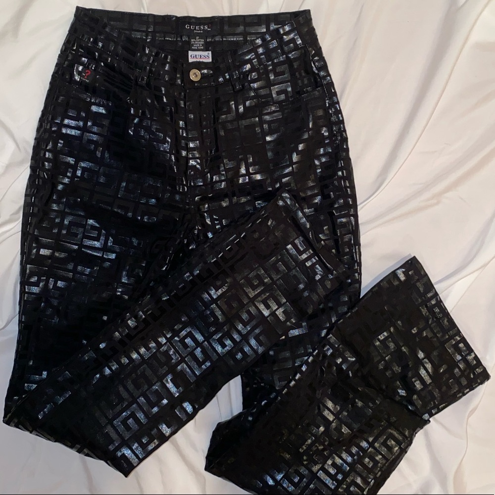 VINTAGE Y2K PRINTED GUESS JEANS